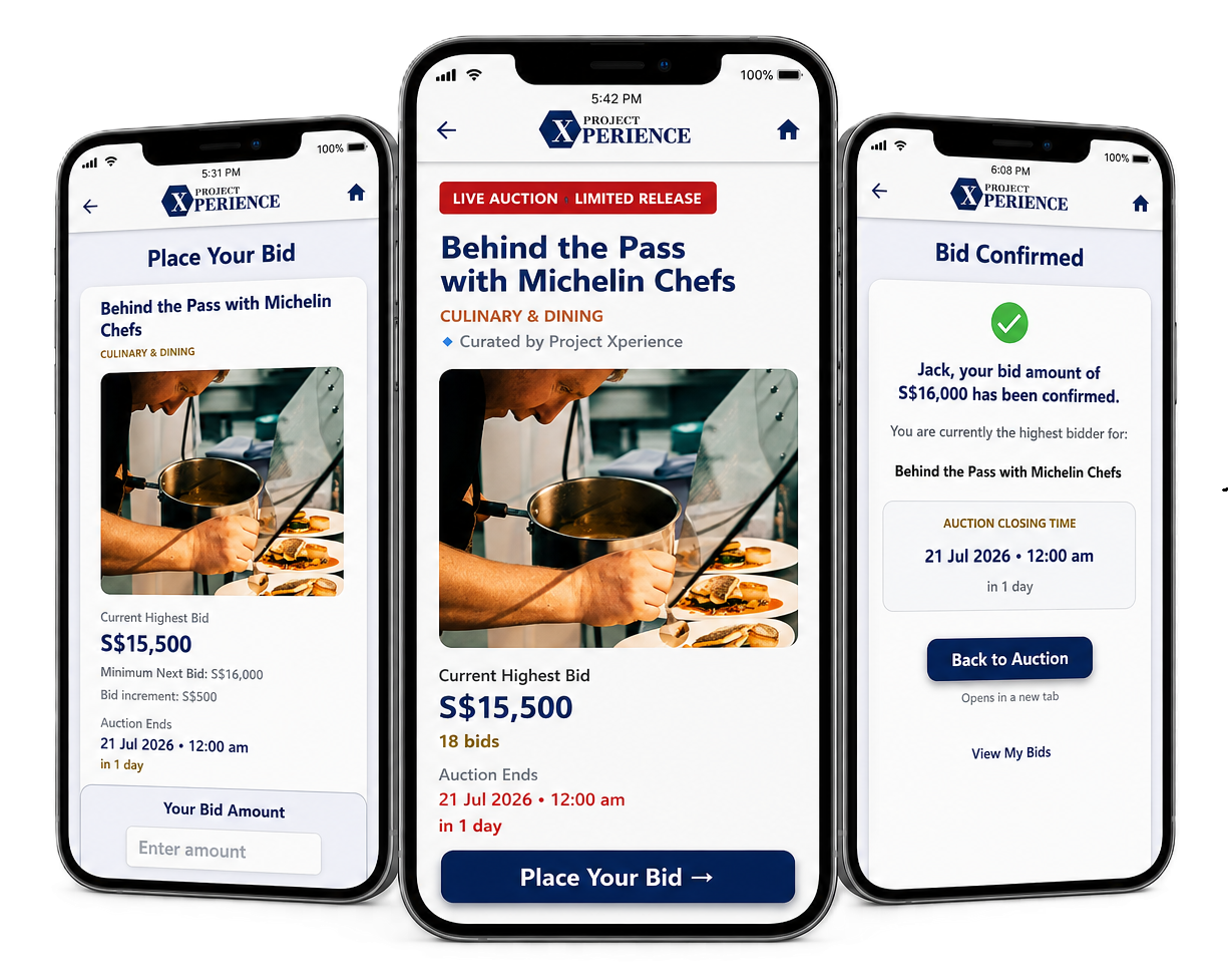 Project Xperience platform user experience